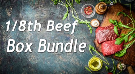 1/8 Beef (40 - 50 lbs) - Deposit Only